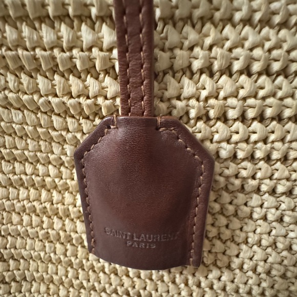 YSL Raffia Downtown Shoulder Bag - Picture 3 of 16